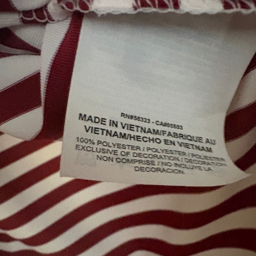 Nike Golf ECS Evangelical Christian School Dri-FIT Striped Polo Mens XXL NEW - Picture 6 of 13